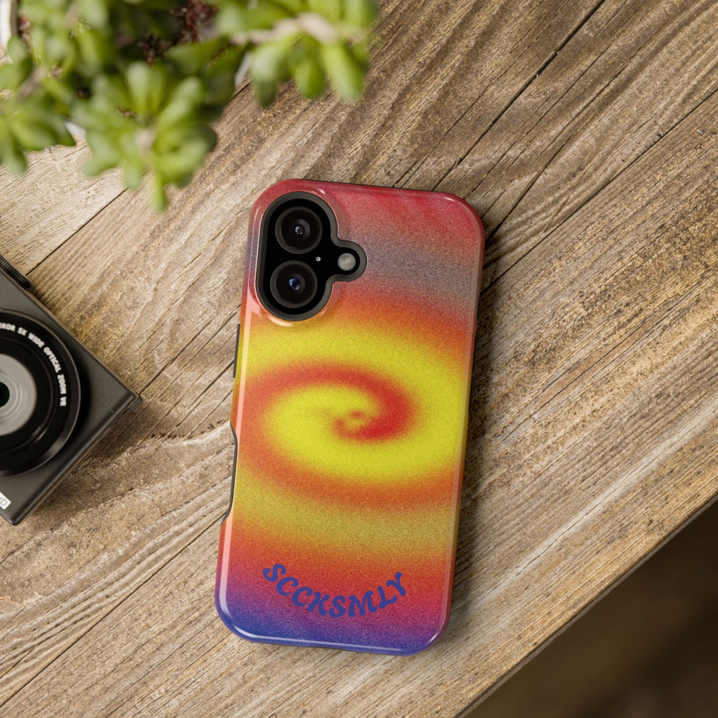 Toxic Spiral Tough Phone Case for Apple