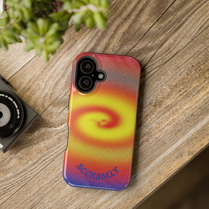Toxic Spiral Tough Phone Case for Apple