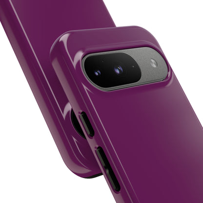 SOLID Amethyst Matte Tough Phone Case for Google Pixel