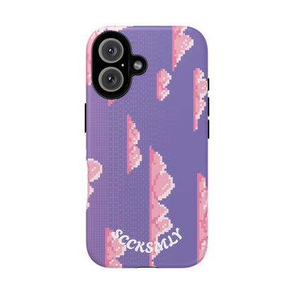 Purple Cotton Candy Sky Tough Phone Case for Apple