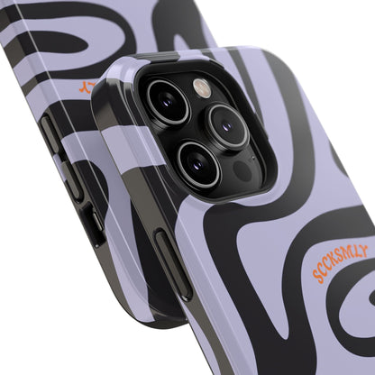 Purple Swirl Phone Case for Apple