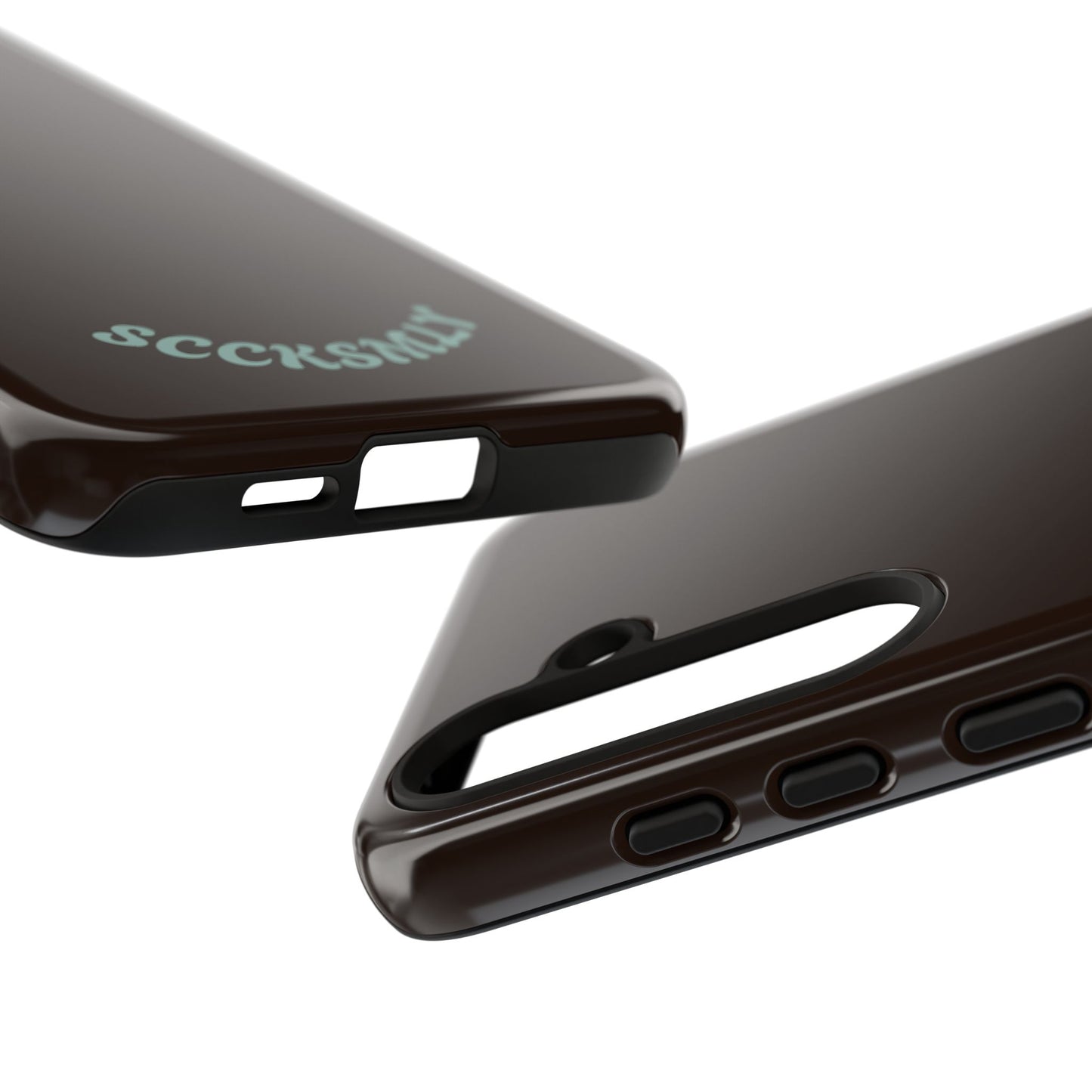 SOLID Espresso Mint Tough Phone Case for Samsung