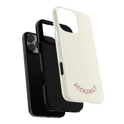 Sweet Oat Milk Tough Phone Case for Apple