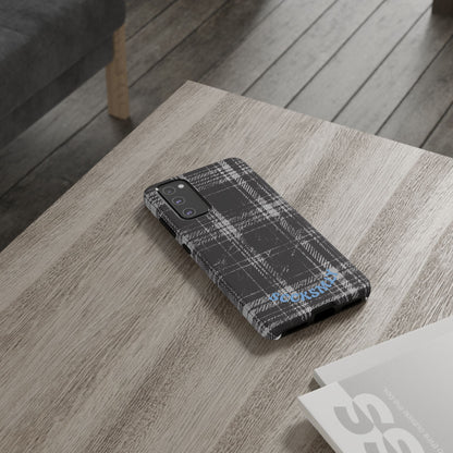 Smoky Grungy Plaid Phone Case for Samsung