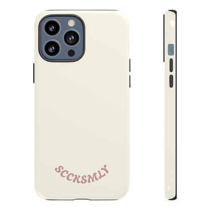 Sweet Oat Milk Tough Phone Case for Apple