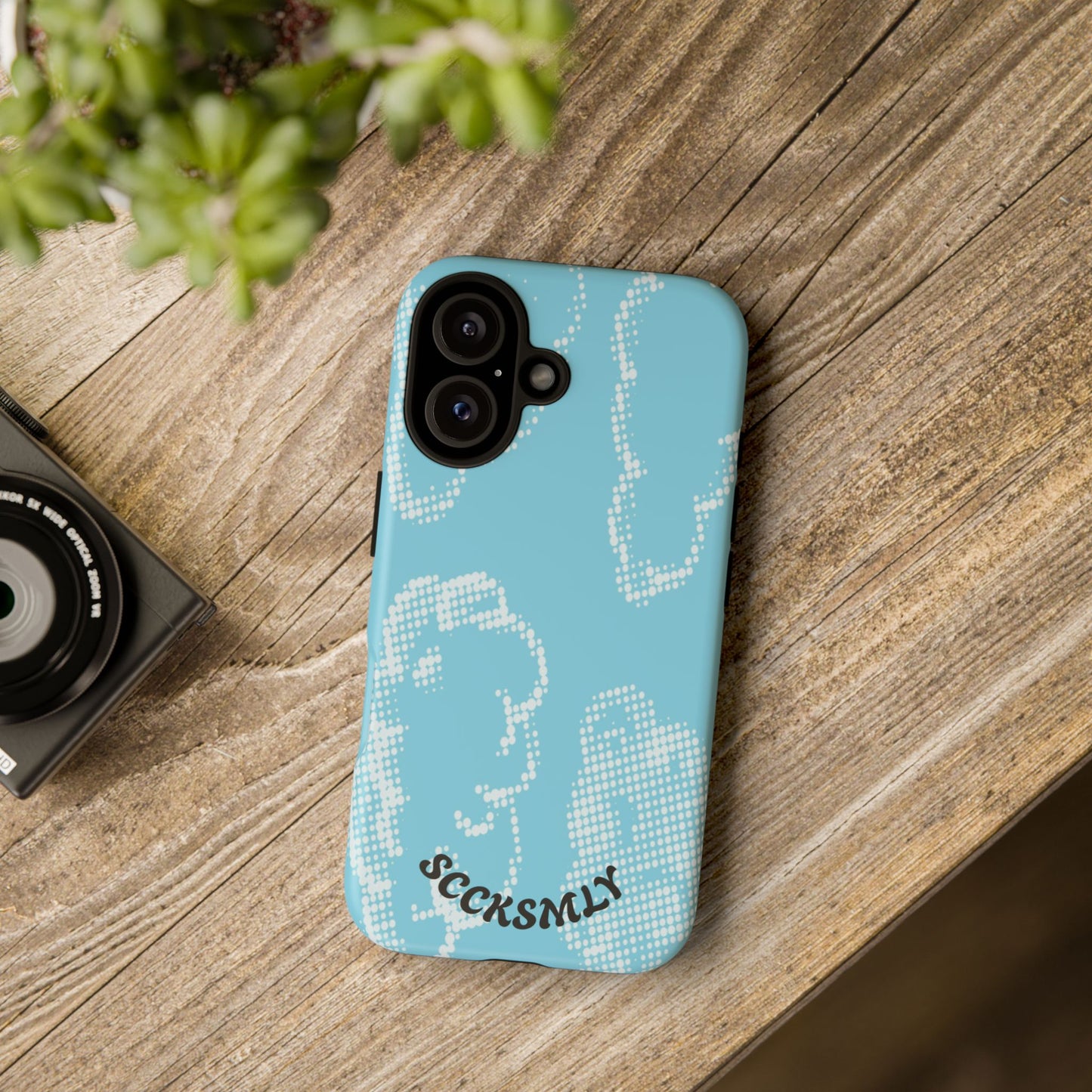 Comic Dot Sky Tough Phone Case for Apple