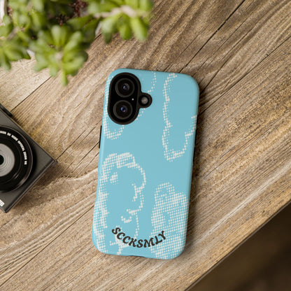 Comic Dot Sky Tough Phone Case for Apple
