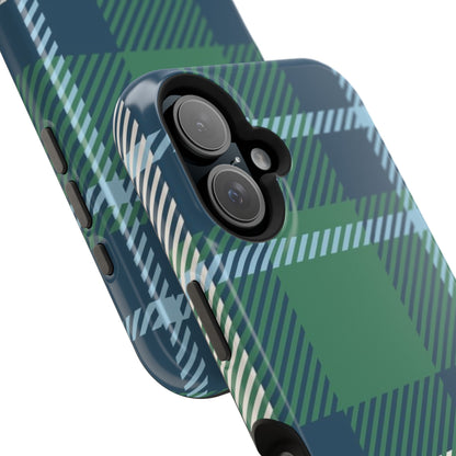 Earth and Sky Plaid Phone Case for Apple