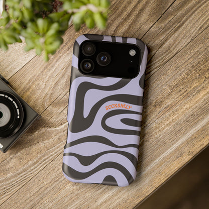 Purple Swirl Phone Case for Apple