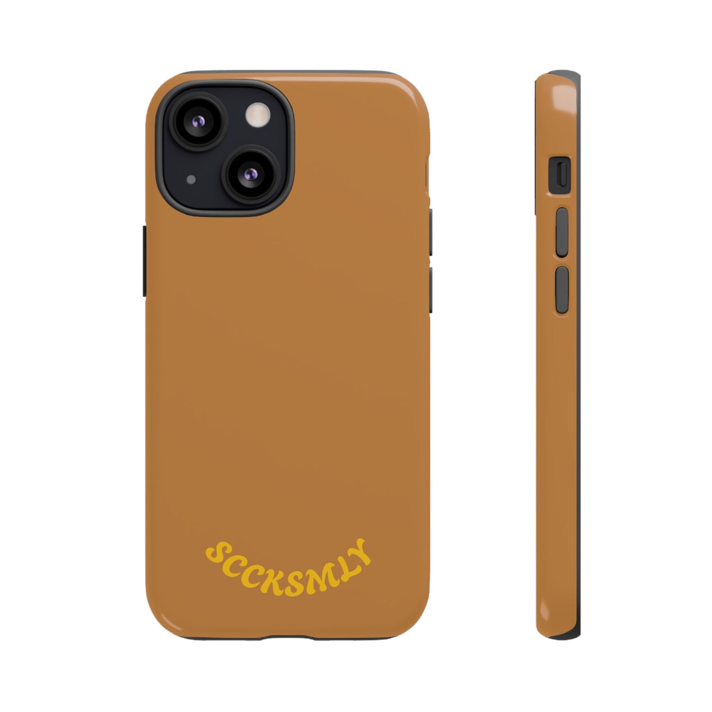 SOLID Spiced Caramel Tough Case for Apple