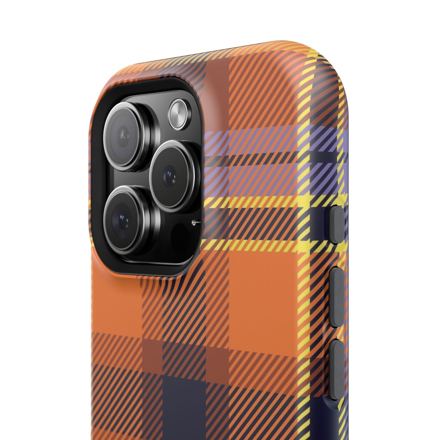 Orange Sickle Plaid  Phone Case for Apple
