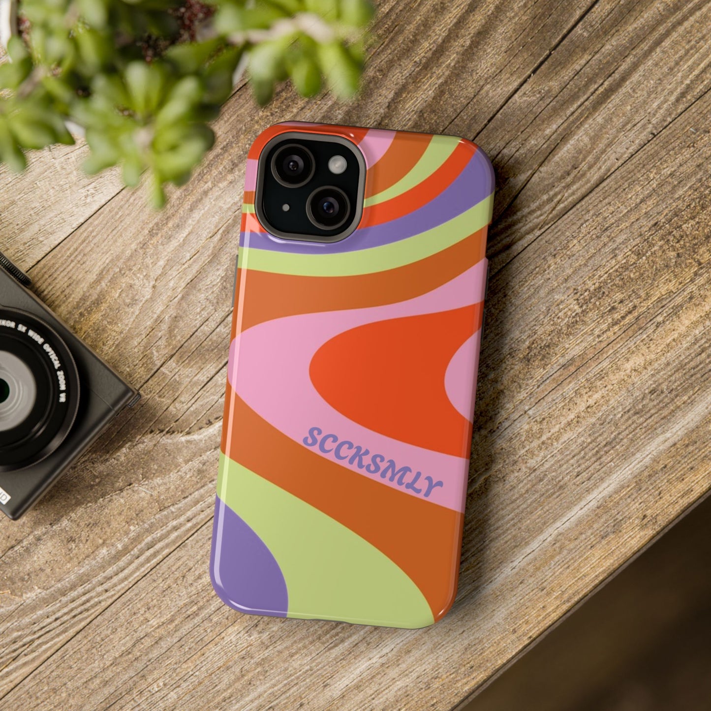 Curvy Swirl Phone Case for Apple
