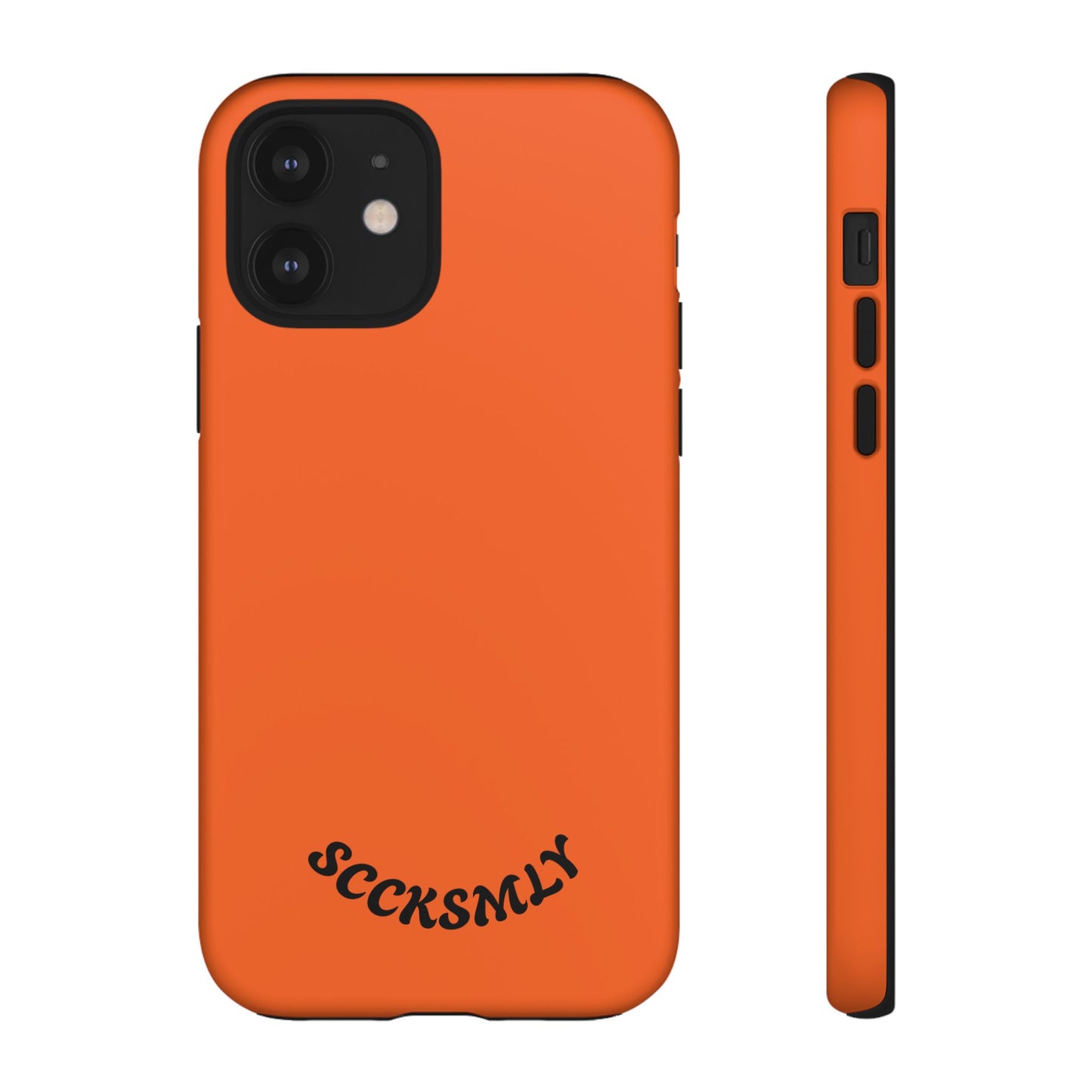 SOLID Tangerine Tough Case for Apple