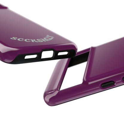 SOLID Amethyst Matte Tough Phone Case for Google Pixel