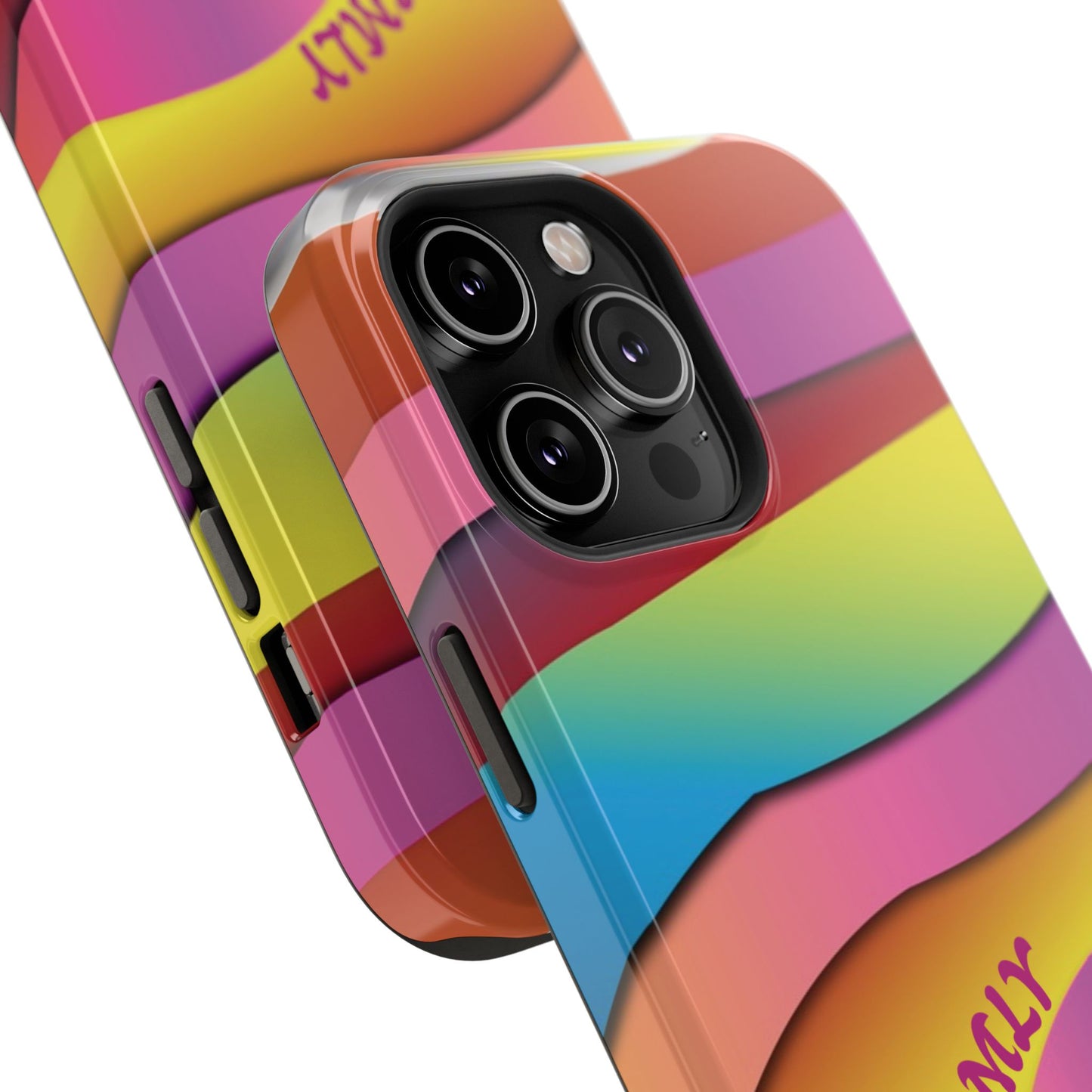 Modern Retro Rainbow Phone Case for "IOS or Apple"
