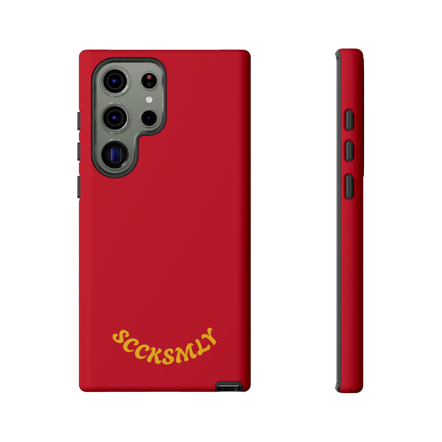 SOLID Calm Cherry Tough Case for Samsung