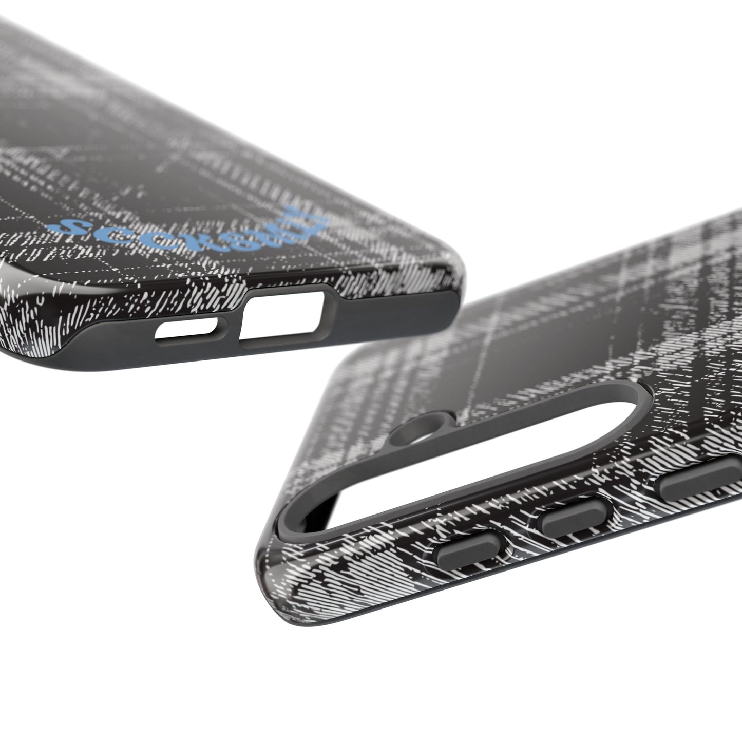 Smoky Grungy Plaid Phone Case for Samsung