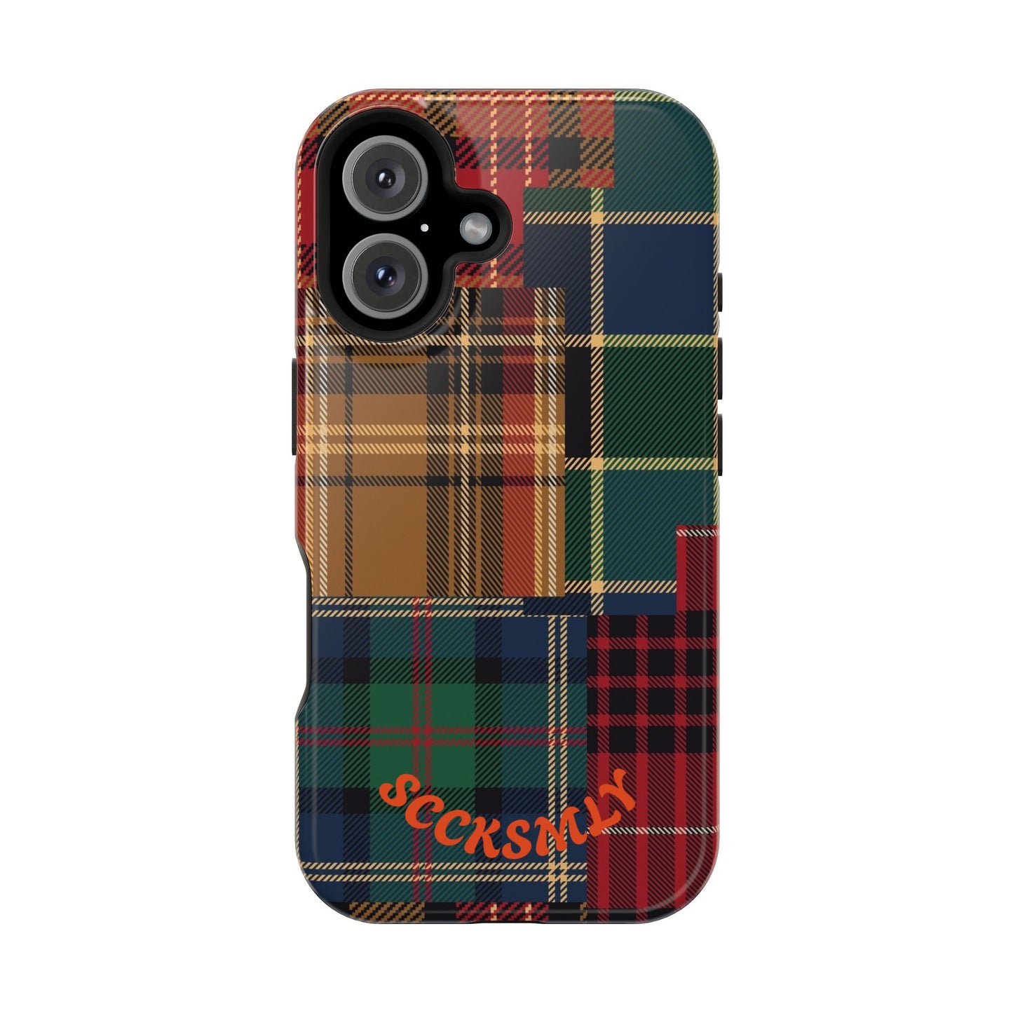 Heritage Hues Patchwork Tough Phone Case for Apple