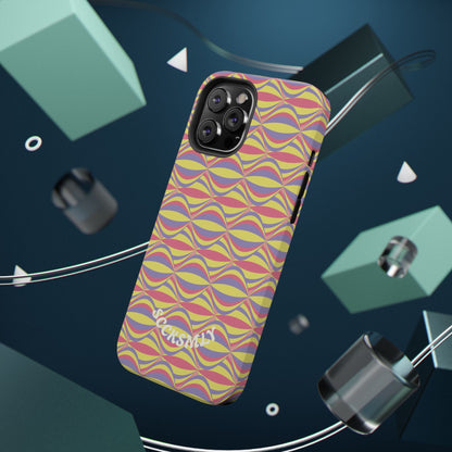 Electric Orbit Tough Phone Case for Apple
