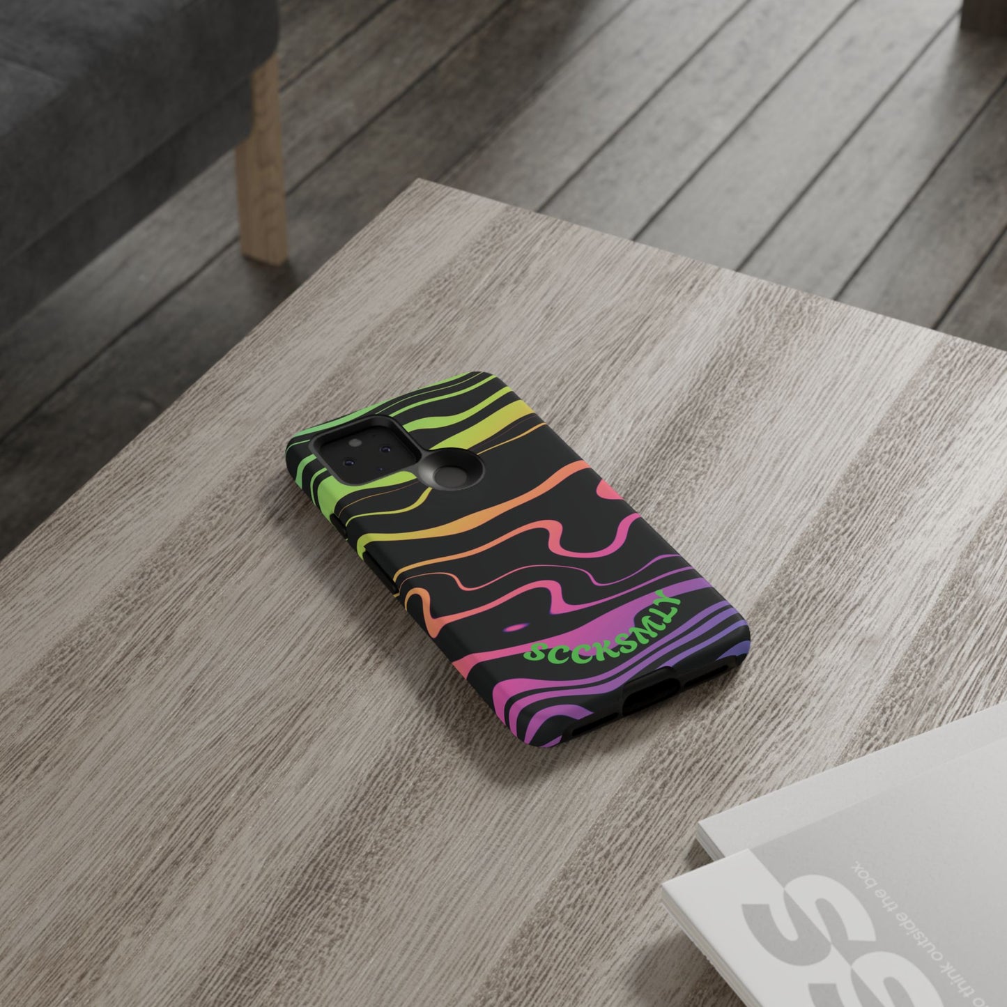Dark Rainbow Tough Case For Google Pixel