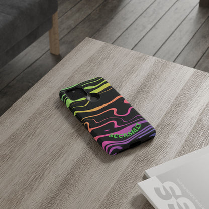 Dark Rainbow Tough Case For Google Pixel