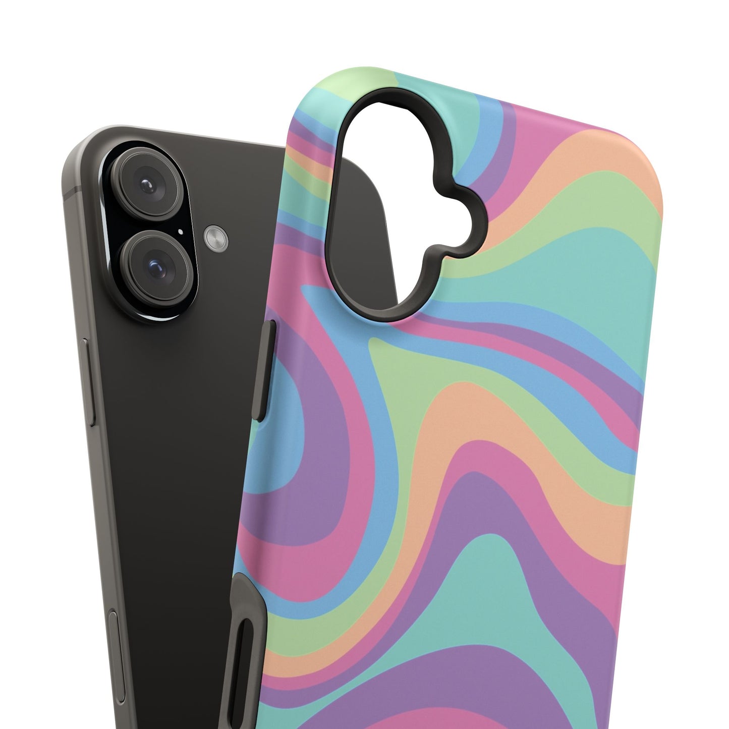 Pastel Swirl Phone Case for Apple