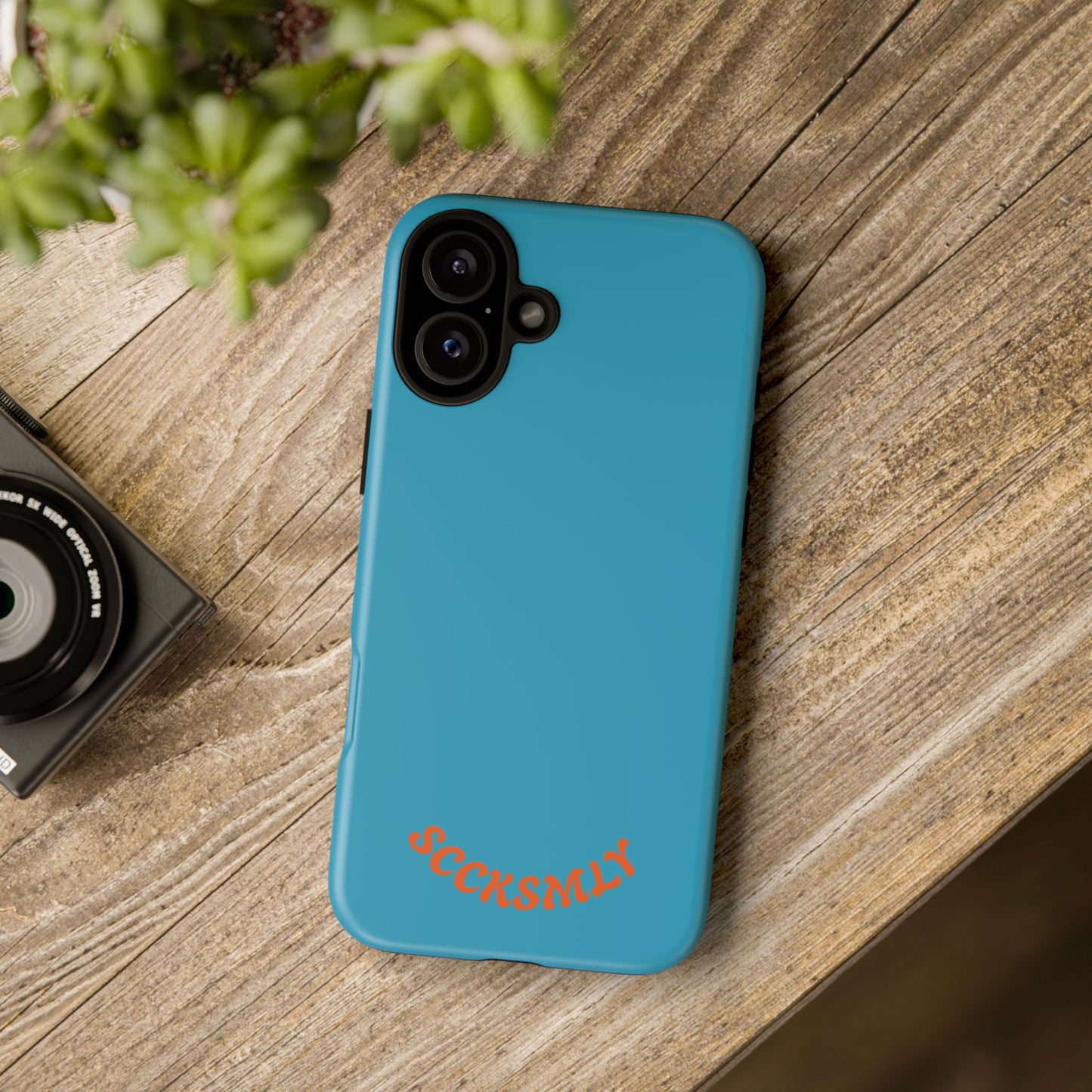 SOLID Blue Spook Tough Case for Apple