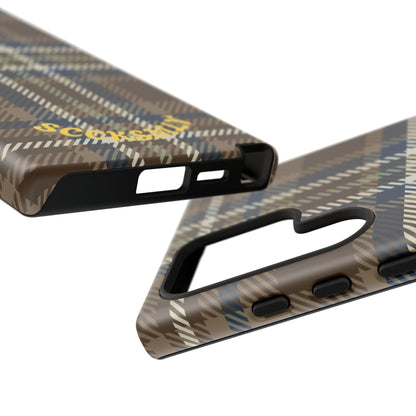 Earth and Sky Plaid Phone Case for Samsung