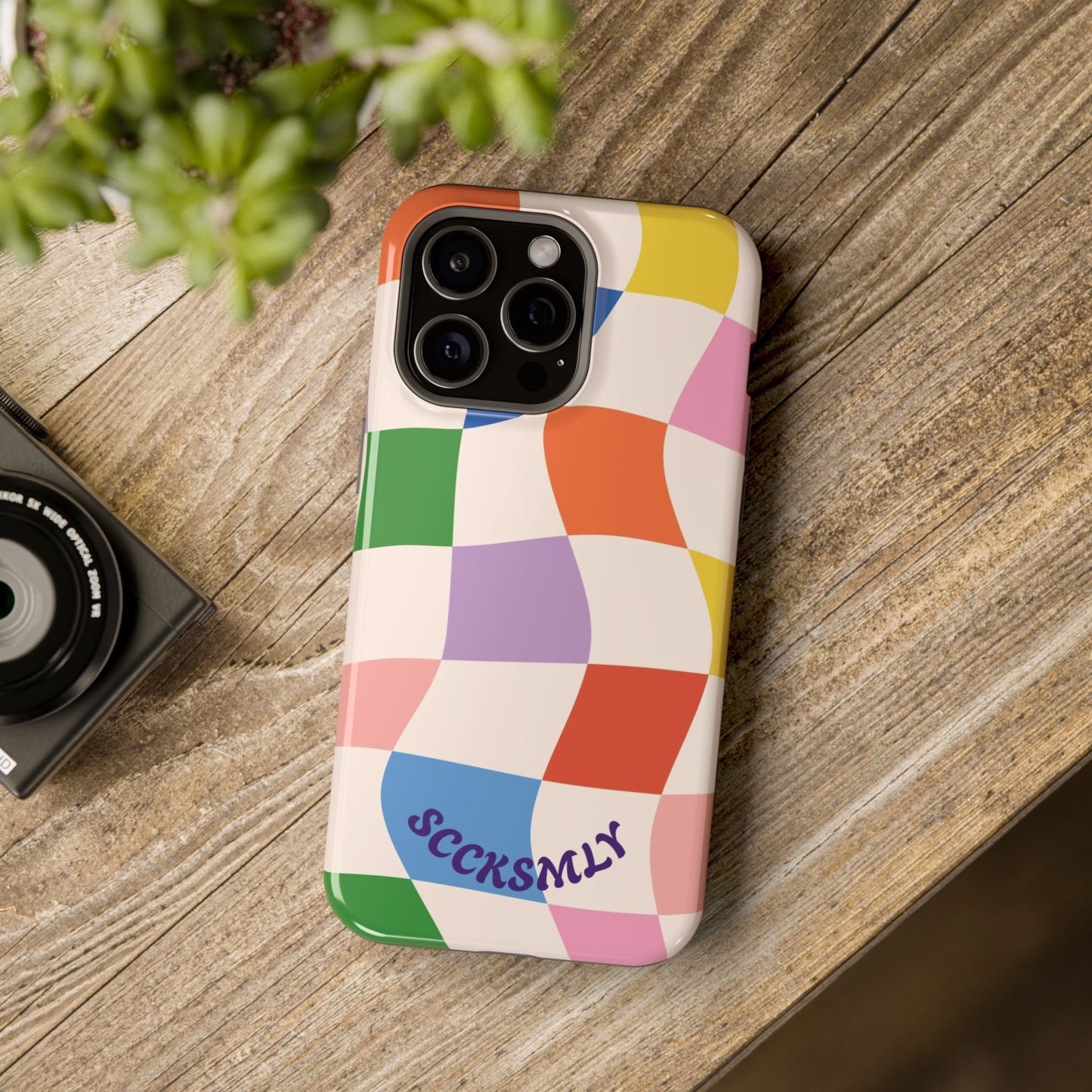 Checker Flicker Phone Case Apple