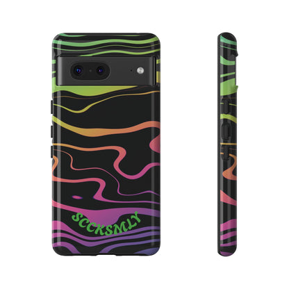 Dark Rainbow Tough Case For Google Pixel