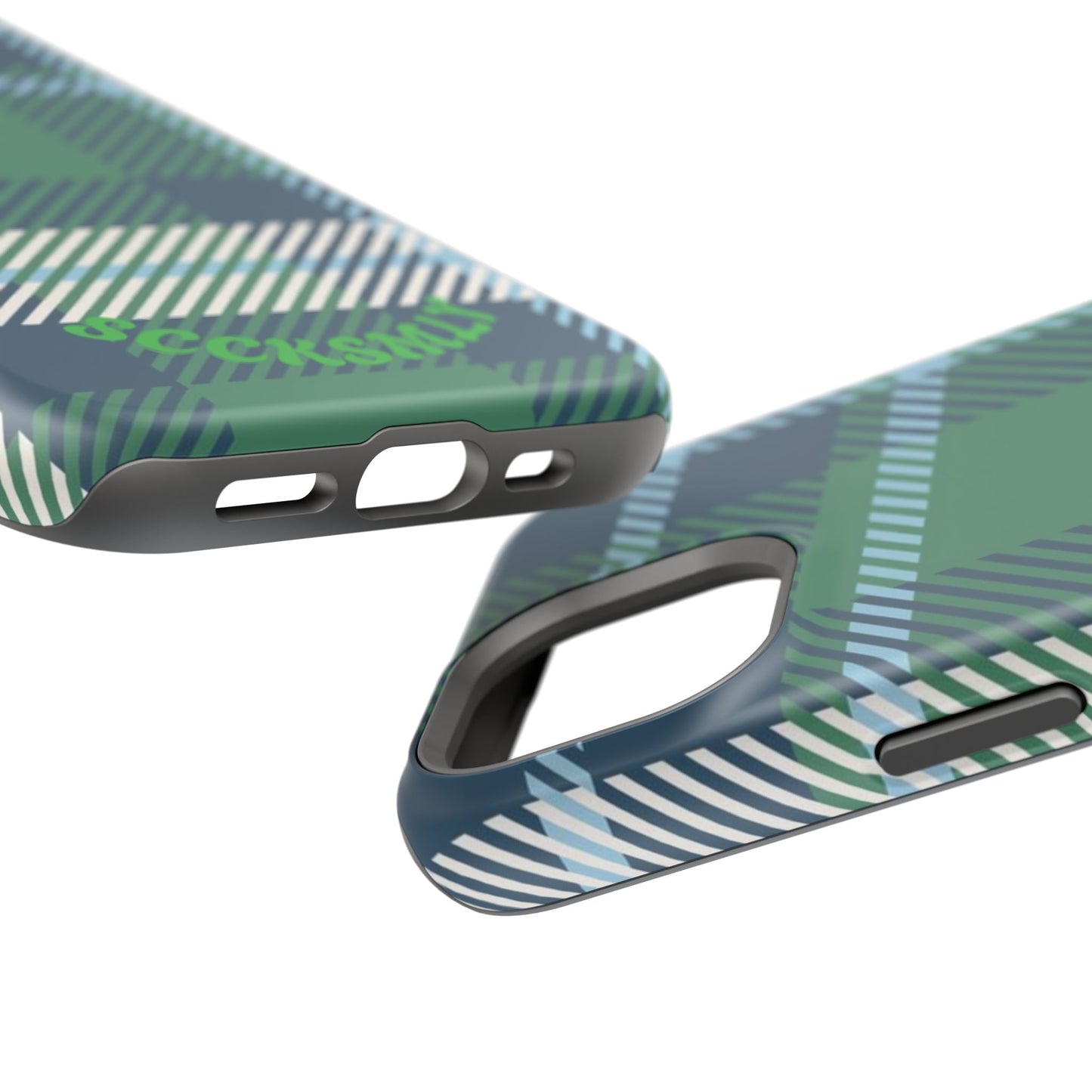 Earth and Sky Plaid Phone Case for Apple