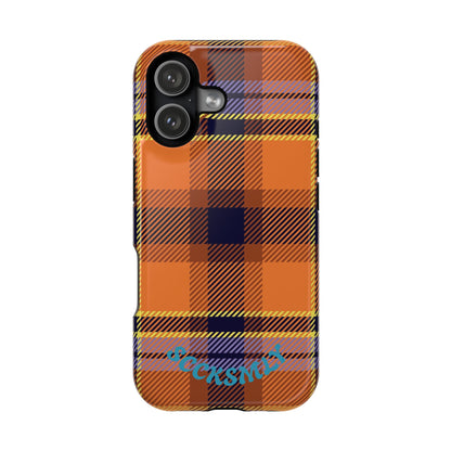 Orange Sickle Plaid  Phone Case for Apple