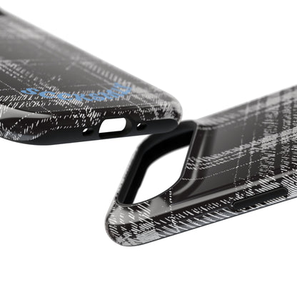 Smoky Grungy Plaid Phone Case for Apple