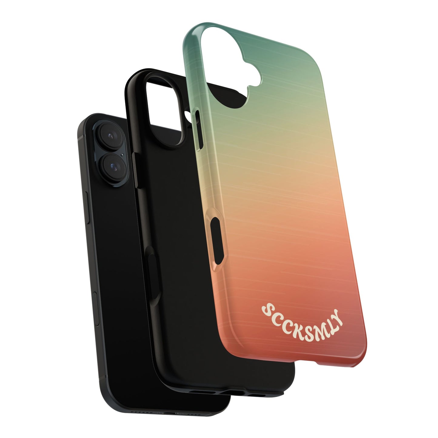 Warm Ombré Tough Phone Case for Apple
