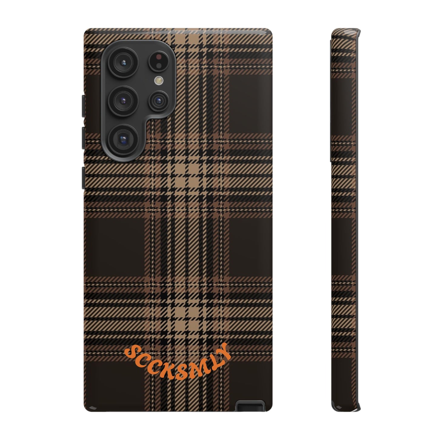 Brown Bread Plaid Tough Phone Case Samsung