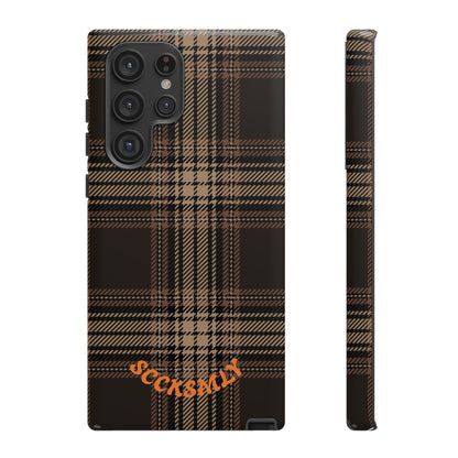 Brown Bread Plaid Tough Phone Case Samsung