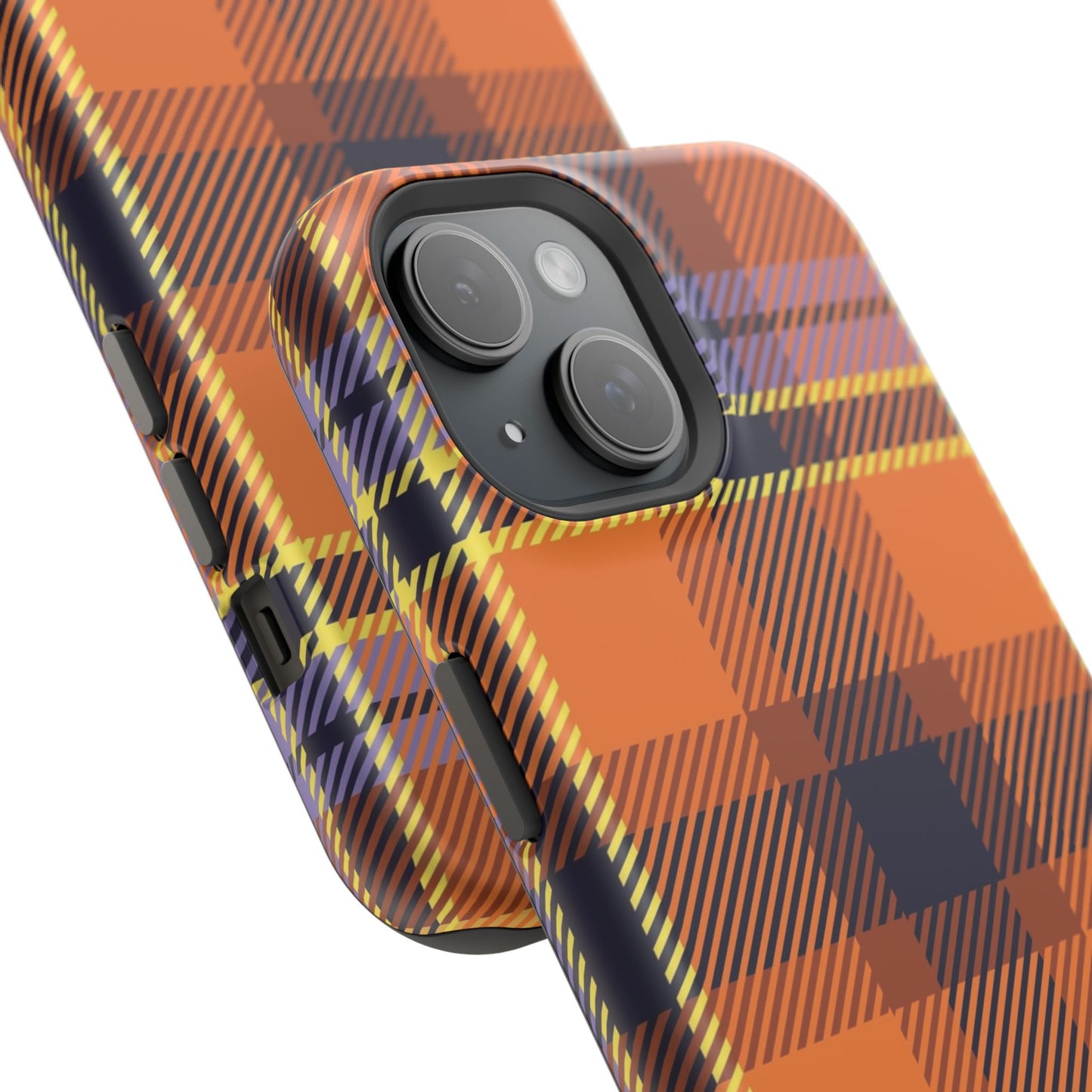 Orange Sickle Plaid  Phone Case for Apple