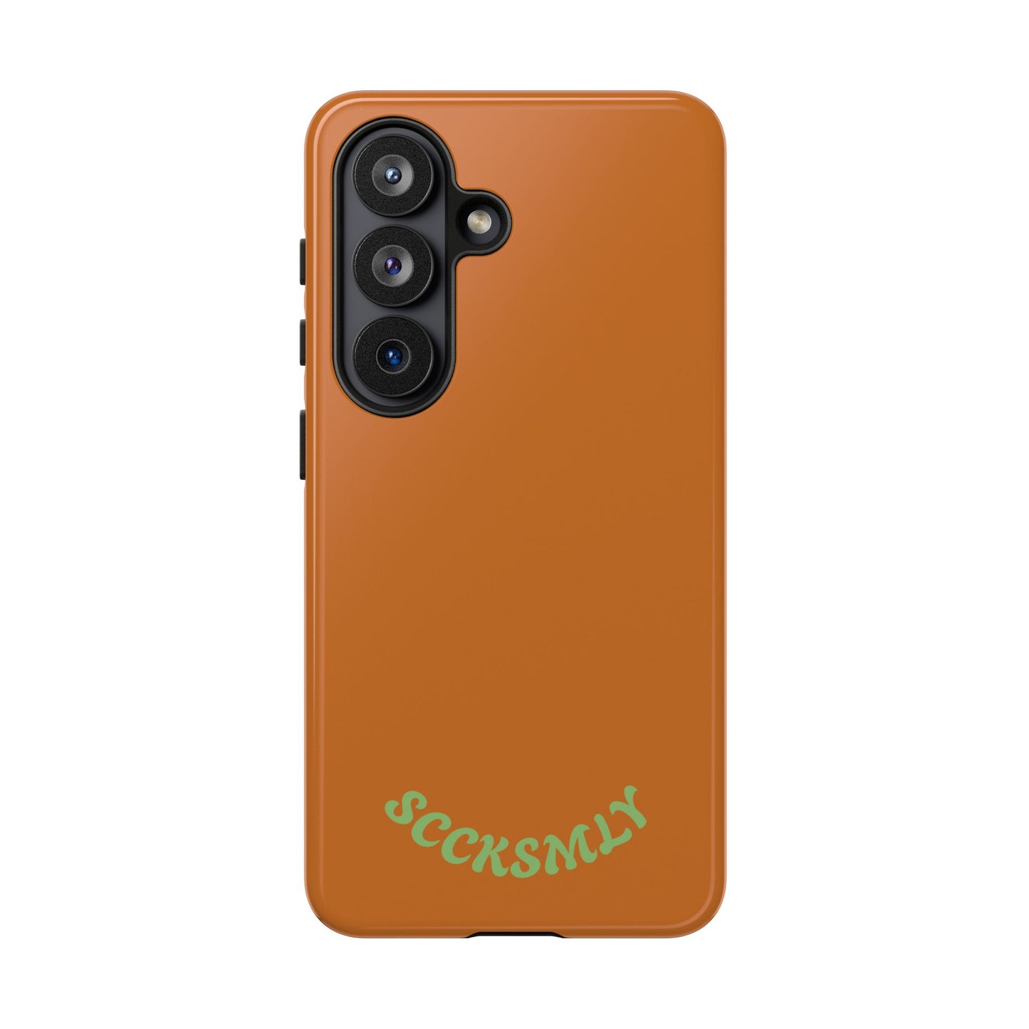 SOLID Terracotta Coal Tough Case for Samsung
