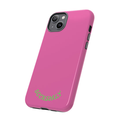 SOLID Sweet Static Pink Tough Case for Apple