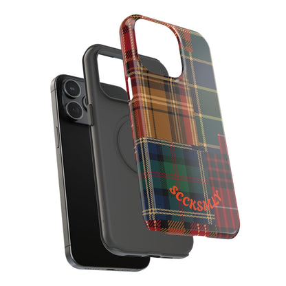 Heritage Hues Patchwork Tough Phone Case for Apple