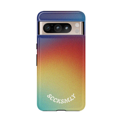 Faded Sunset Aura Tough Phone Case for Google Pixel