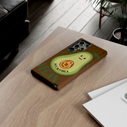 Playful Vegan Avocado Phone Case for Samsung