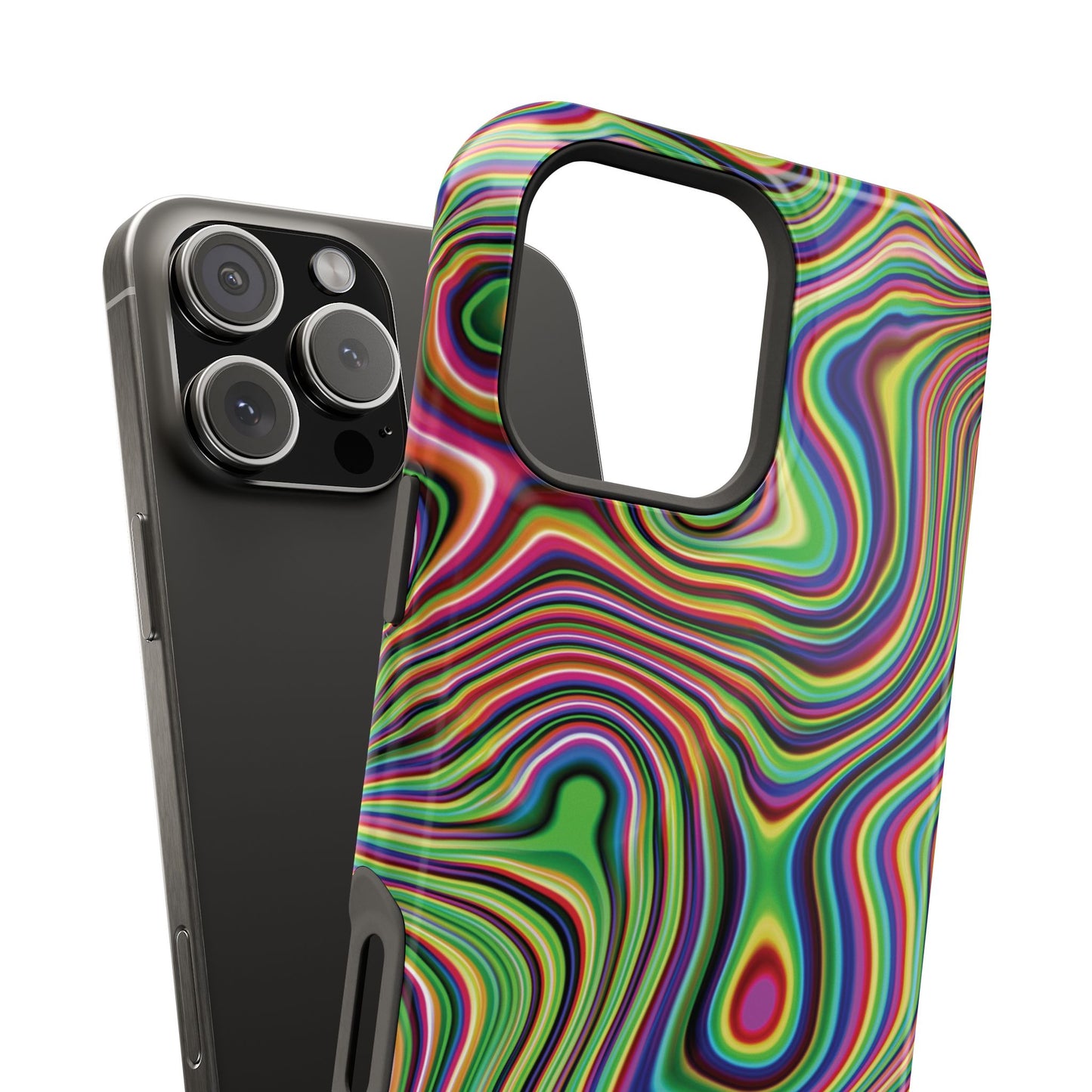 Acid Swirl Phone Case for Apple
