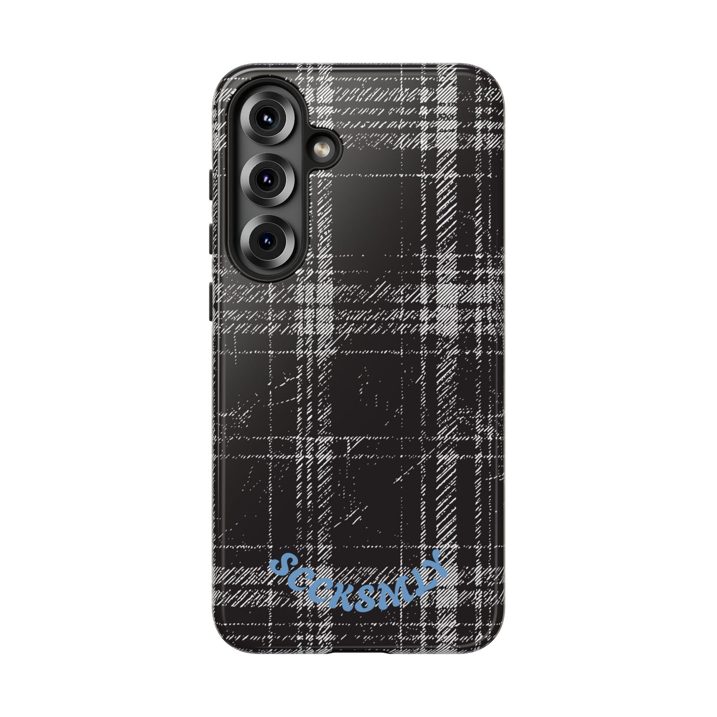 Smoky Grungy Plaid Phone Case for Samsung