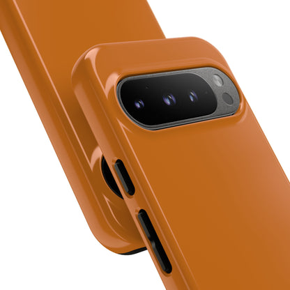 SOLID Terracotta Coal Tough Case for Google Pixel