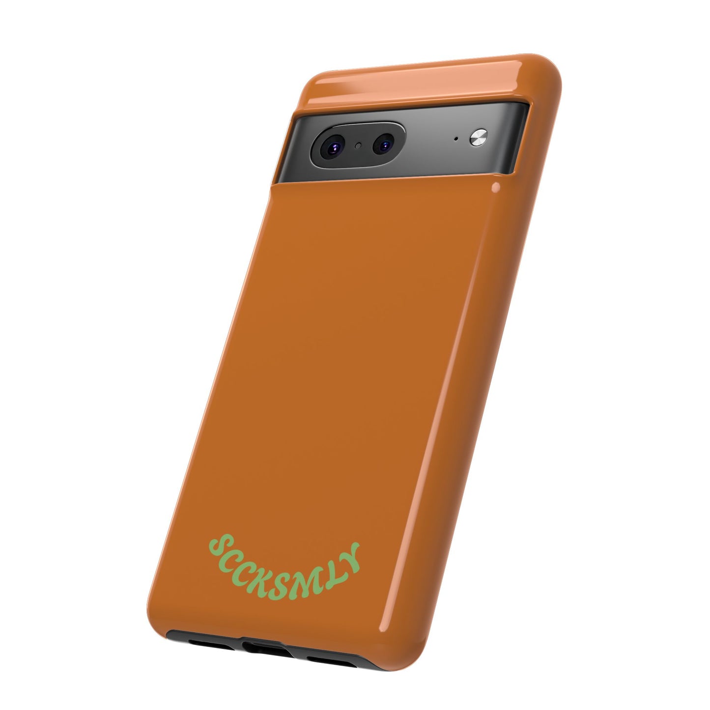 SOLID Terracotta Coal Tough Case for Google Pixel