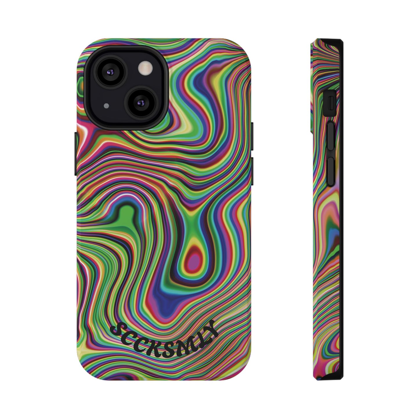 Acid Swirl Phone Case for Apple