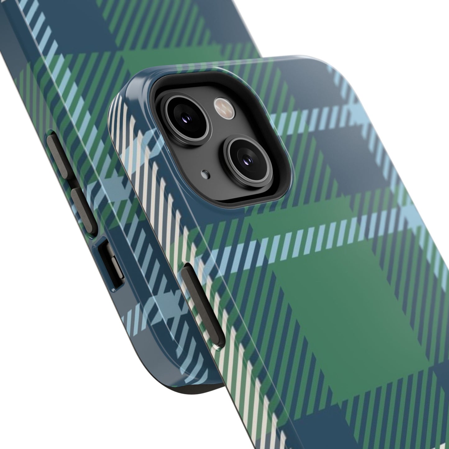 Earth and Sky Plaid Phone Case for Apple