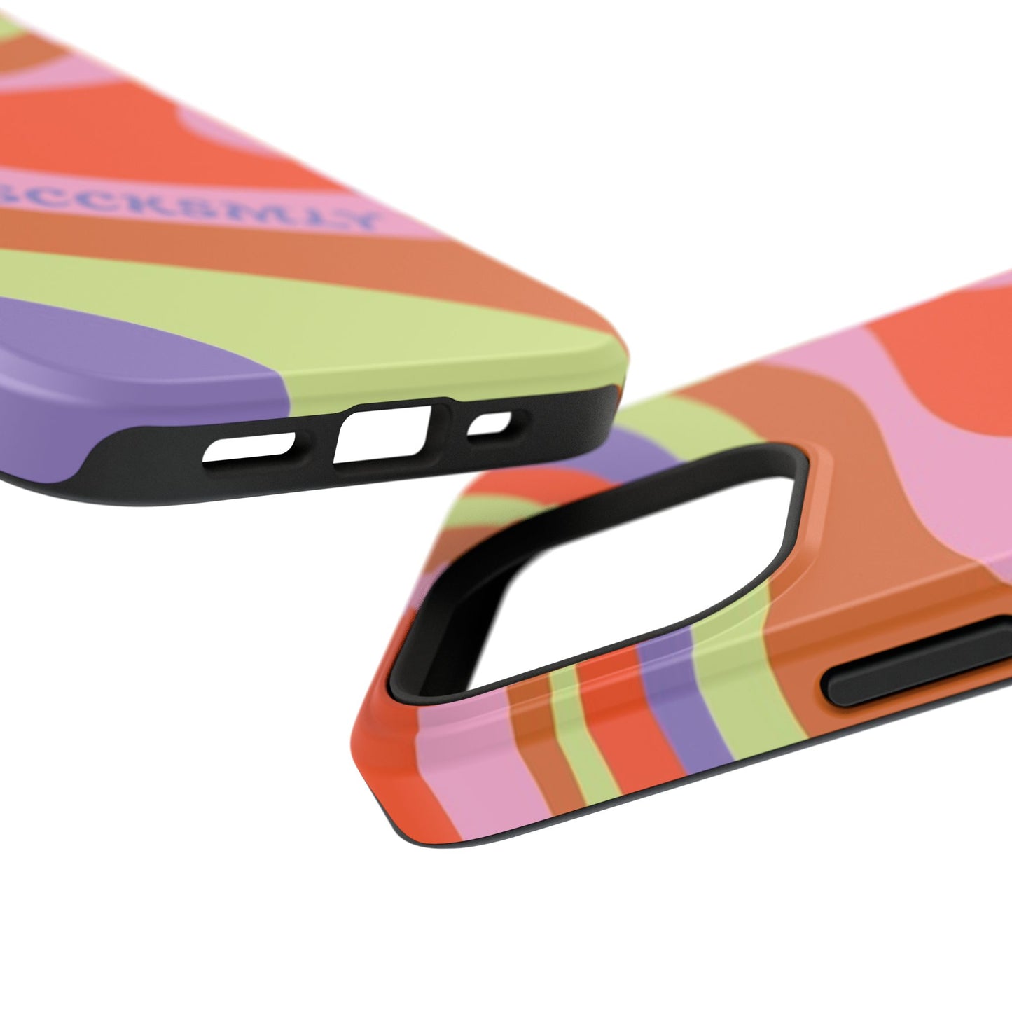 Curvy Swirl Phone Case for "IOS or Apple"