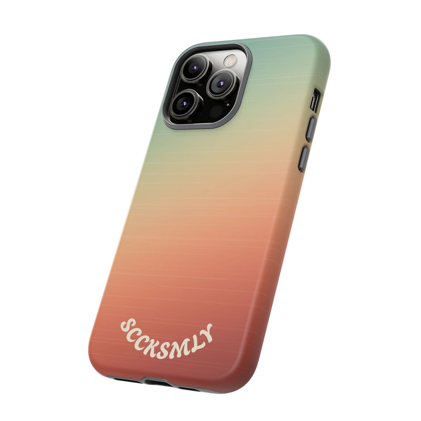 Warm Ombré Tough Phone Case for Apple
